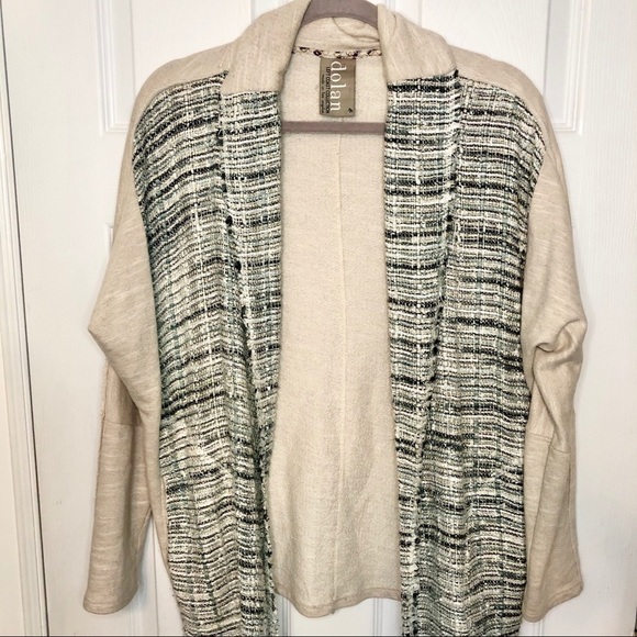 ANTHROPOLOGIE Dolan Twinkle Tweed Cardigan medium - Picture 7 of 7